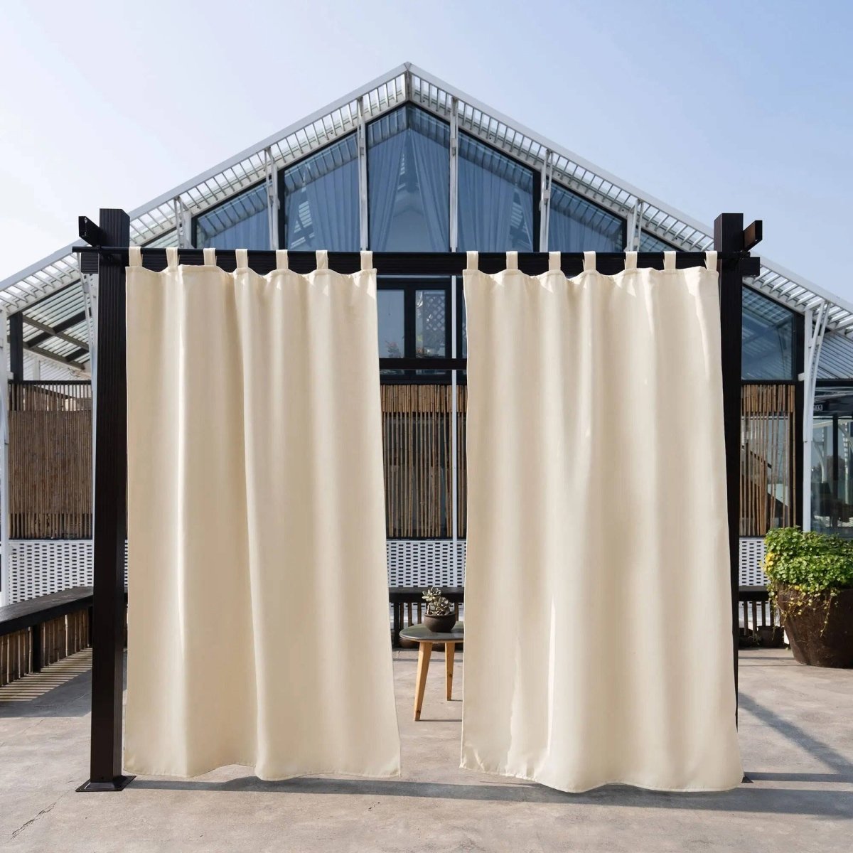 Rideaux extérieur pour pergola Jardin d'Orée