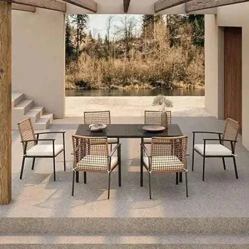 Salon de jardin ensemble table et chaises