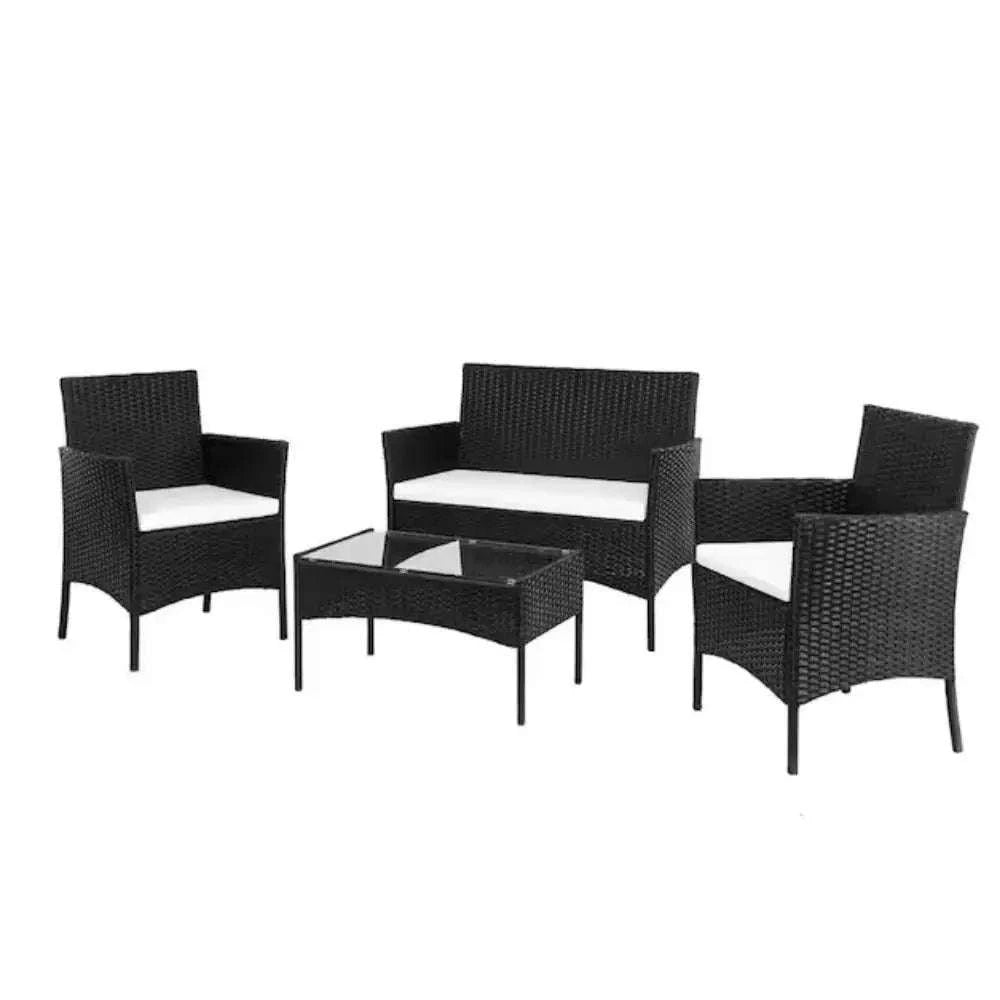 Salon de jardin fauteuil et table basse