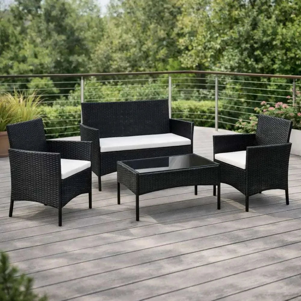 Salon de jardin fauteuil et table basse