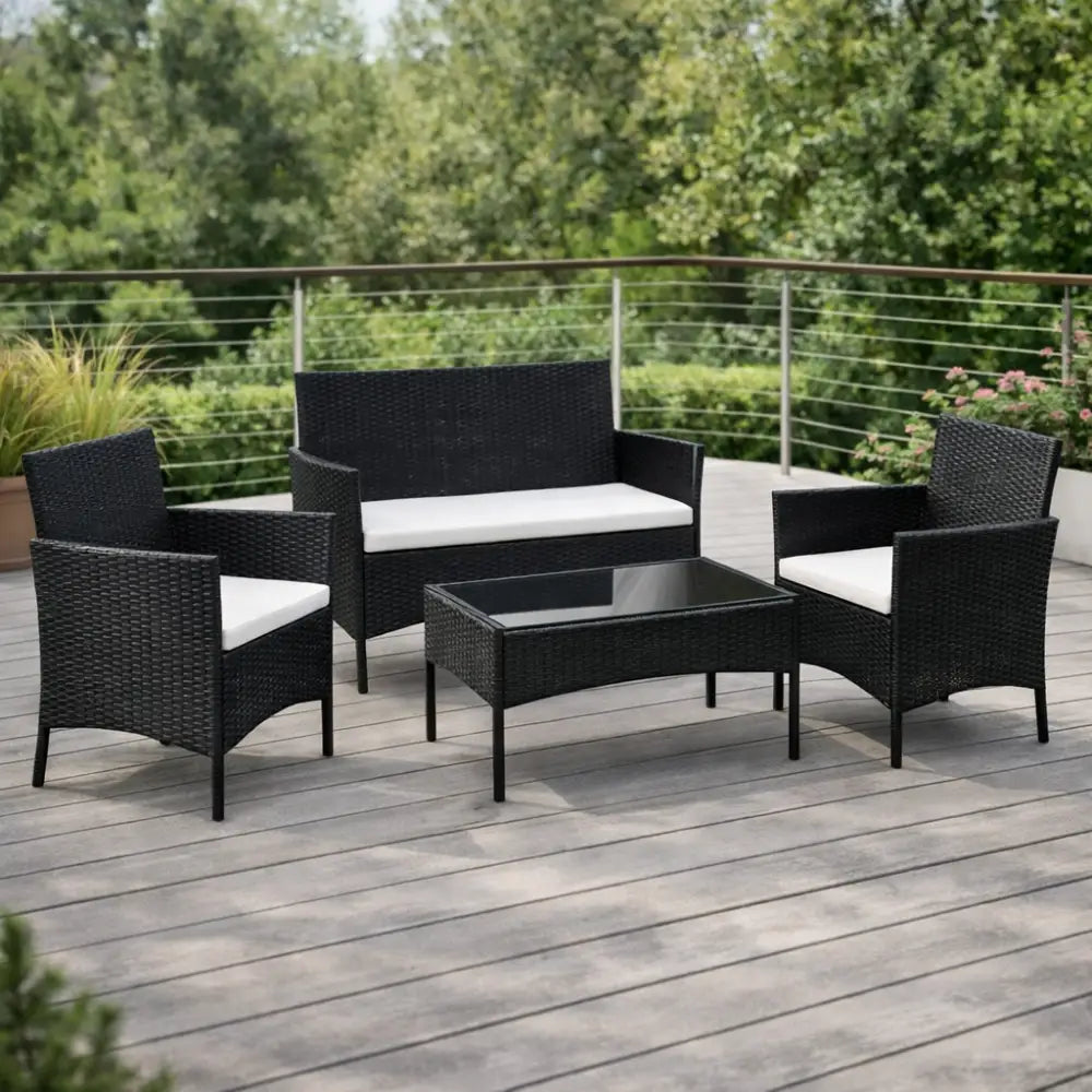Salon de jardin fauteuil et table basse