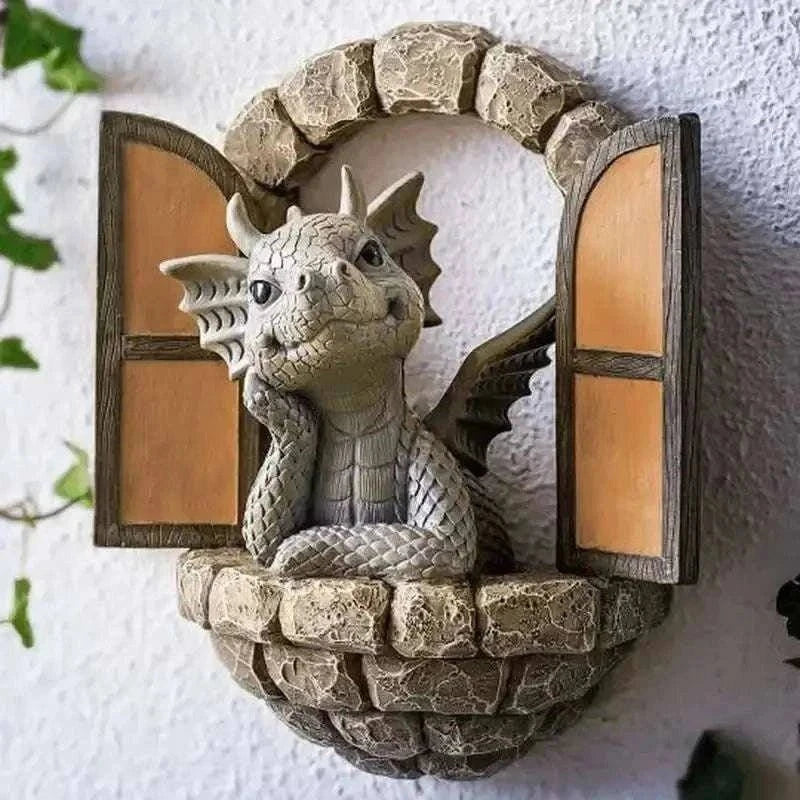 Statue de dragon de jardin Jardin d'Orée