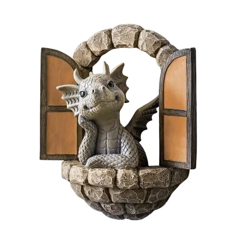 Statue de dragon de jardin