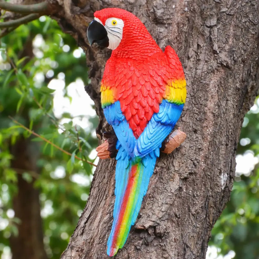 Statue de jardin perroquet