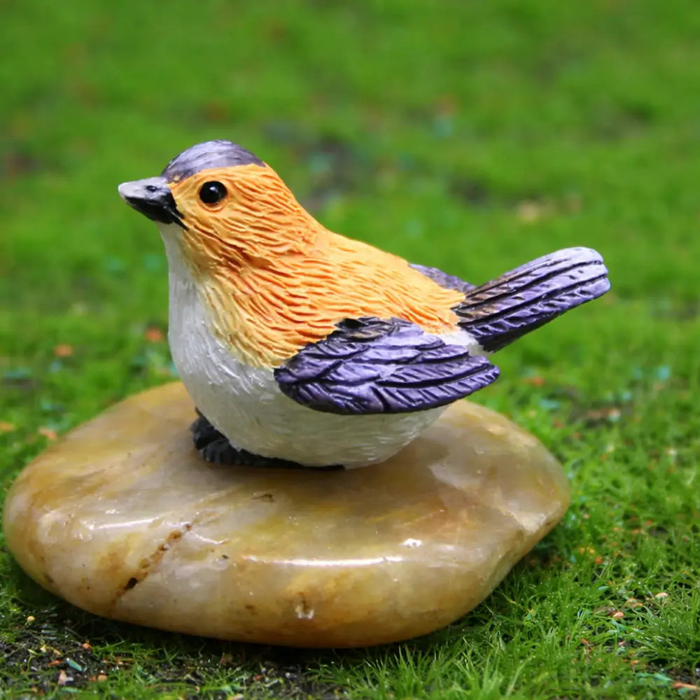 Statue oiseau en résine pour jardin