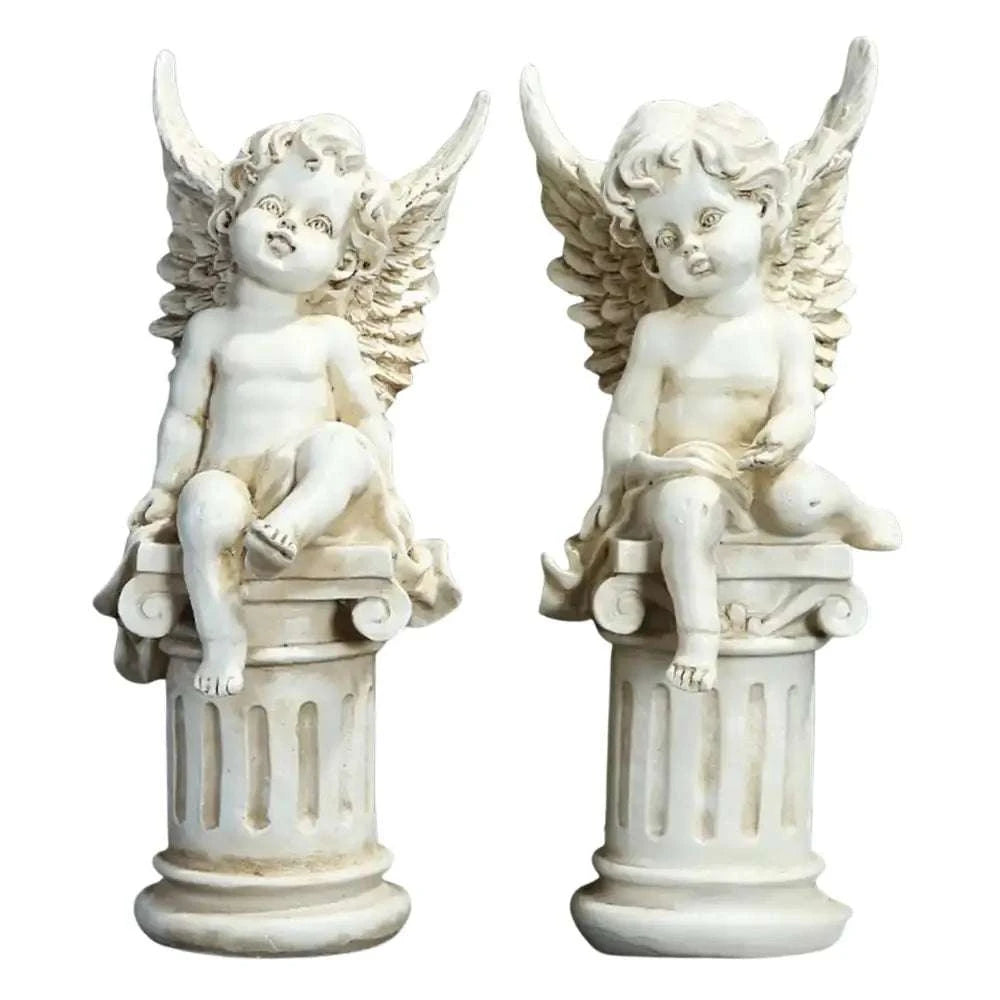 Statues de jardin chérubins