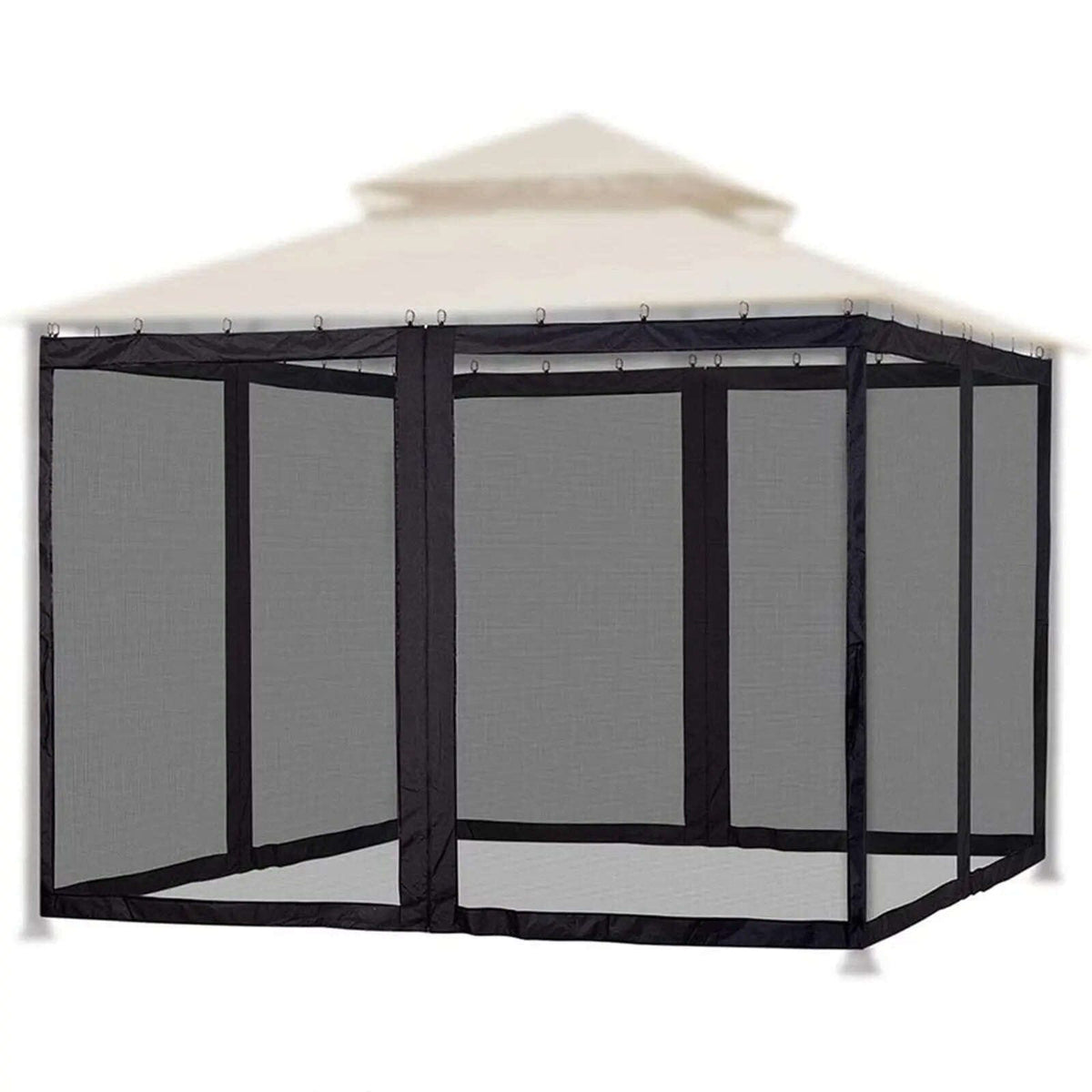 Tonnelle de jardin avec moustiquaire et rideaux Jardin d'Orée