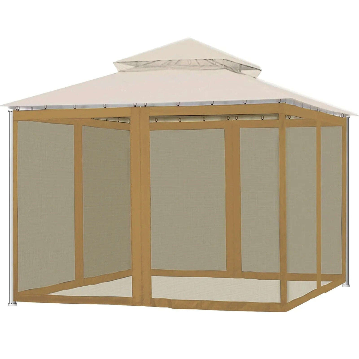 Tonnelle de jardin avec moustiquaire et rideaux Jardin d'Orée