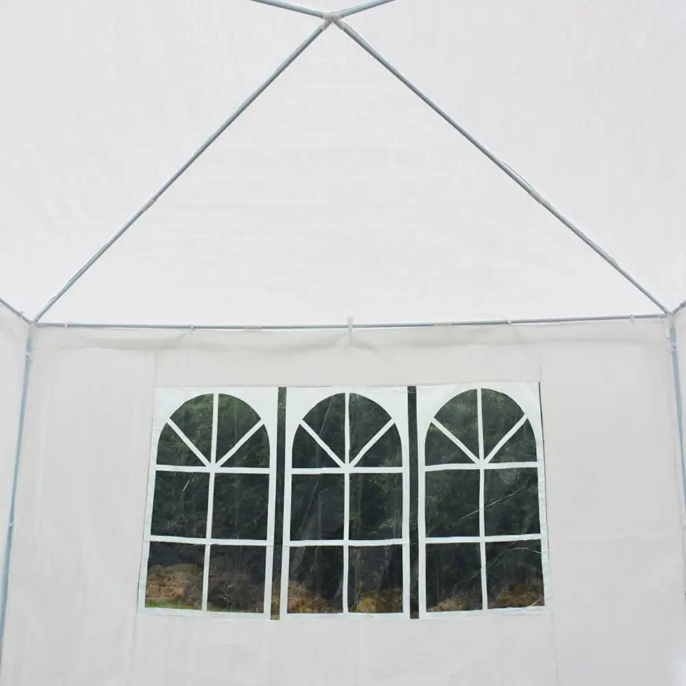 Tonnelle de jardin blanche