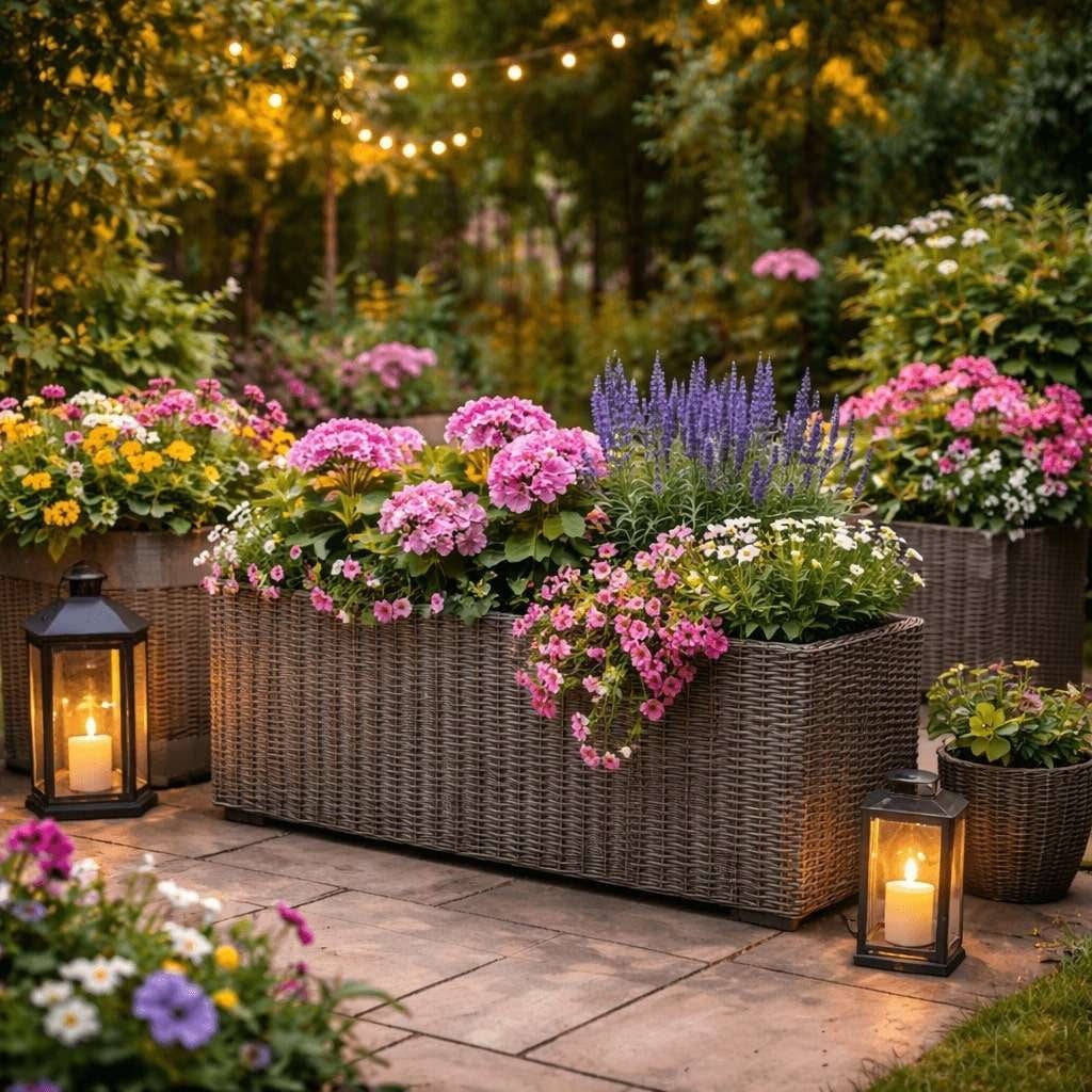 Jardinière de jardin pour plantes et fleurs en extérieur – Jardin d’Orée