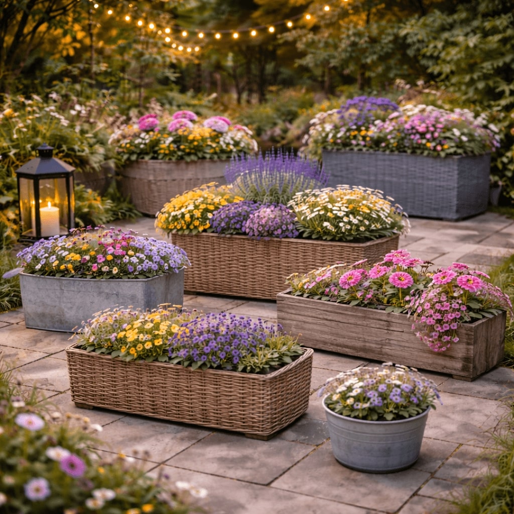 Jardinière extérieure design pour balcon, terrasse et jardin – Jardin d’Orée