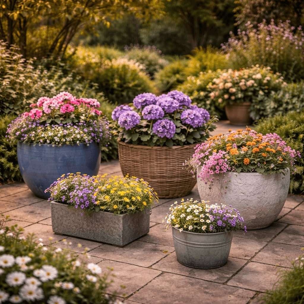 Pot de fleur extérieur décoratif pour jardin et terrasse – Jardin d’Orée