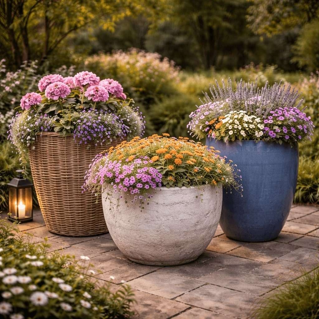Pot de fleur XXL extérieur pour plantes et arbustes – Jardin d’Orée