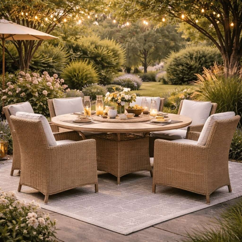 Table de jardin extérieure pour repas en terrasse et jardin – Jardin d’Orée