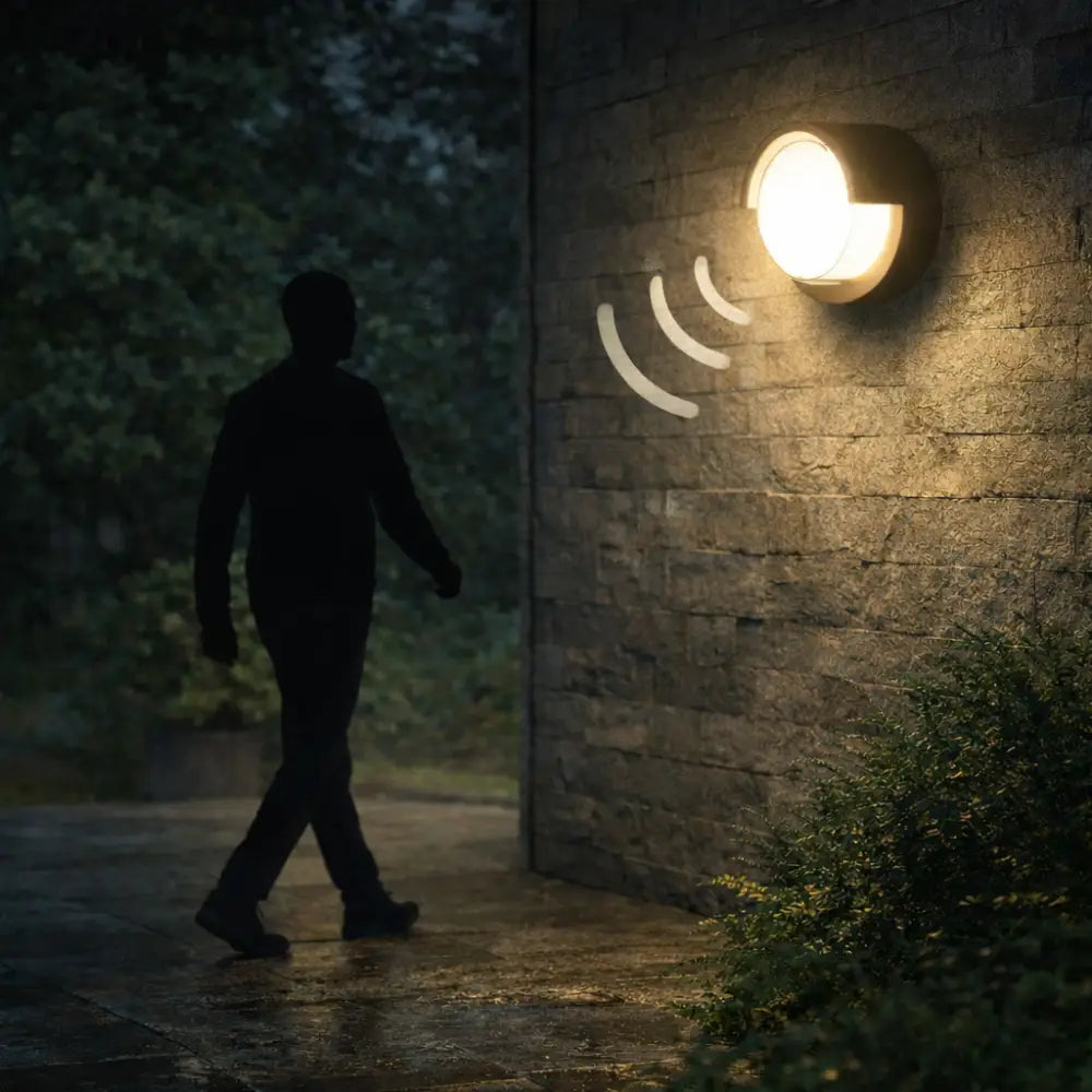 Applique murale extérieur avec détecteur