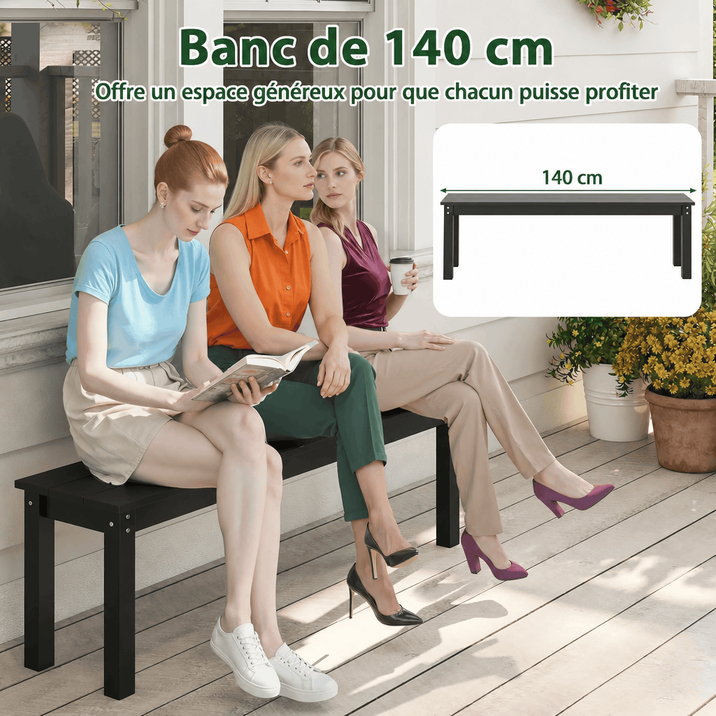 Banc de jardin 3 places Jardin d'Orée 