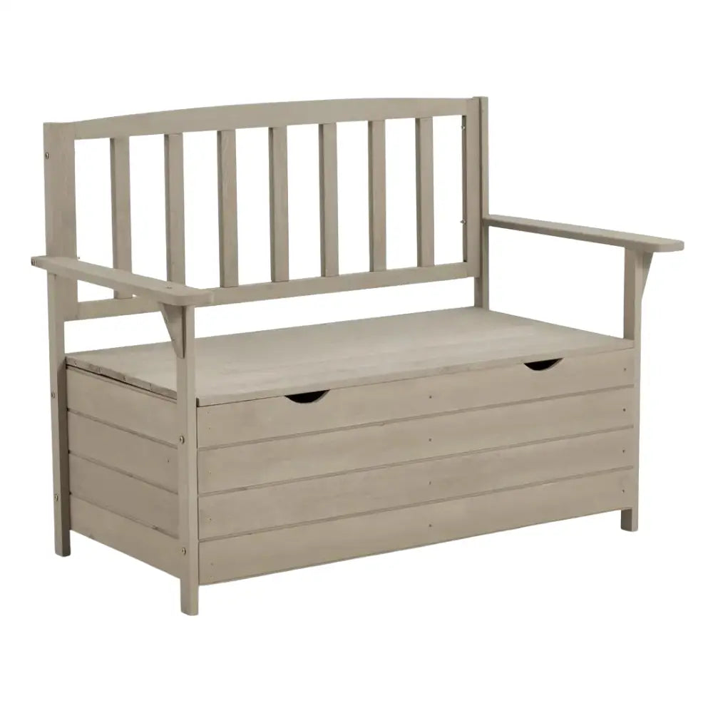 Banc de jardin avec rangement