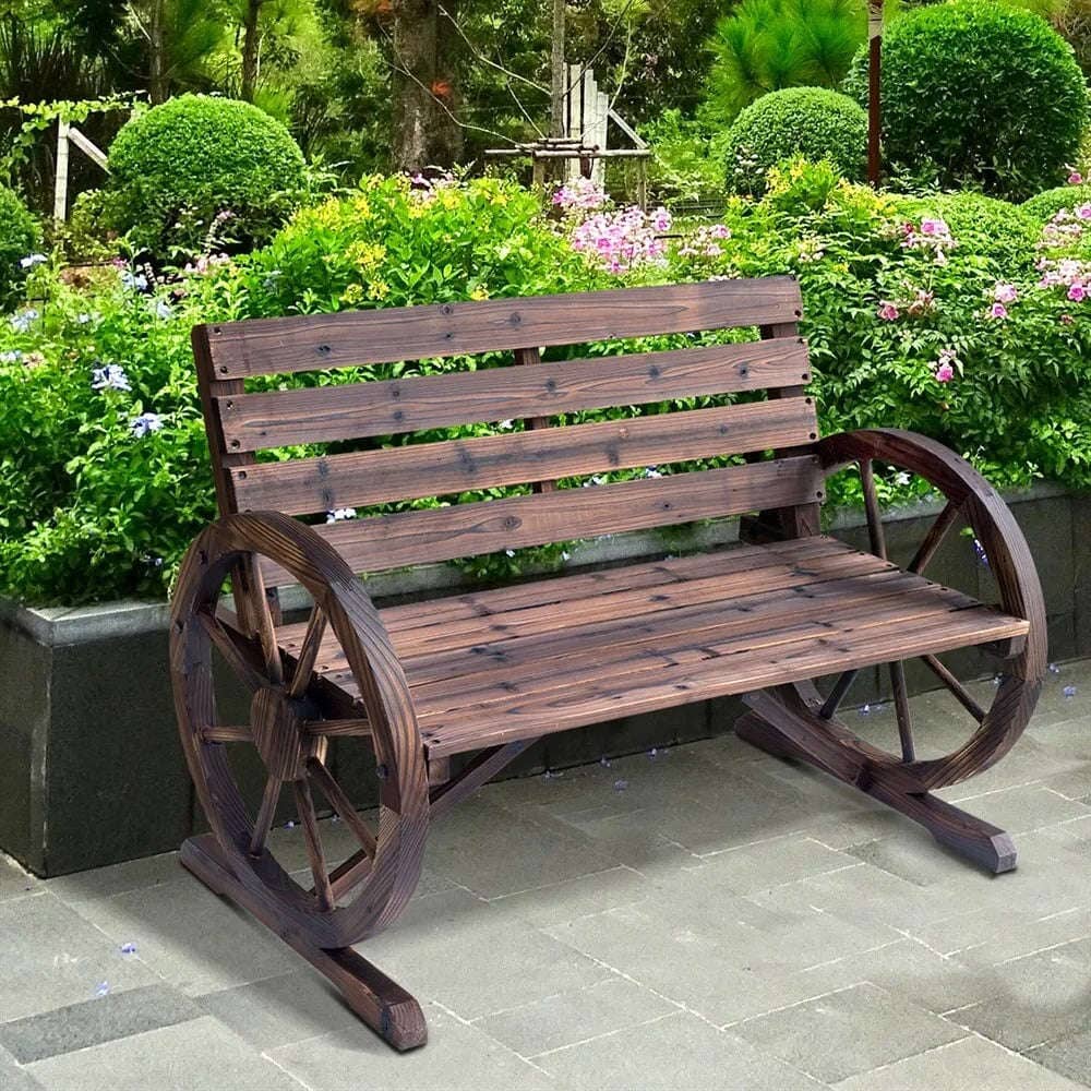 Banc de jardin avec roue Jardin d'Orée 