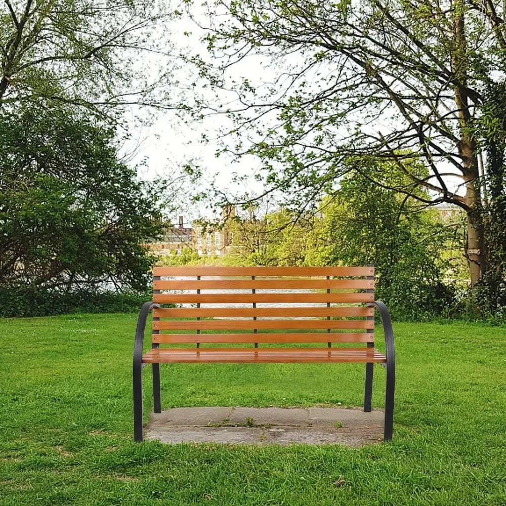 Banc de jardin bois metal