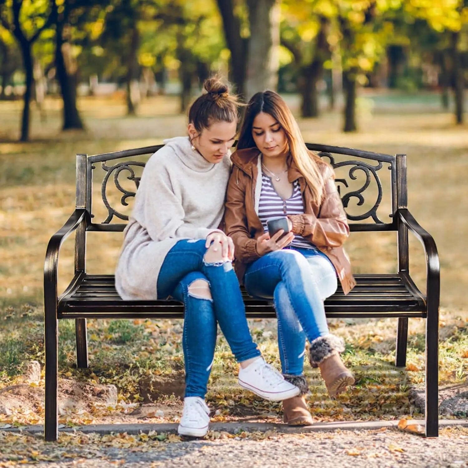 Banc de jardin en métal Jardin d'Orée 