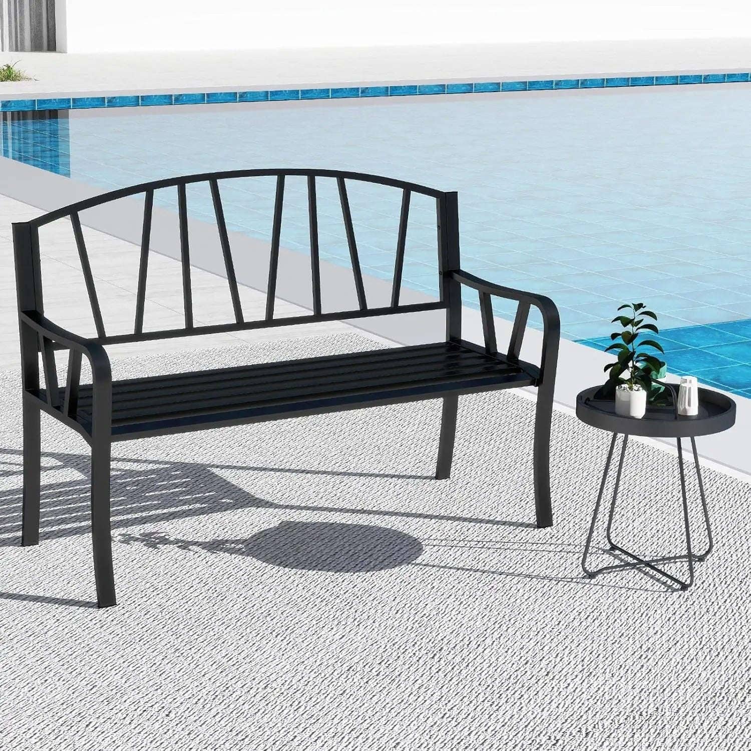 Banc de jardin métallique Jardin d'Orée 