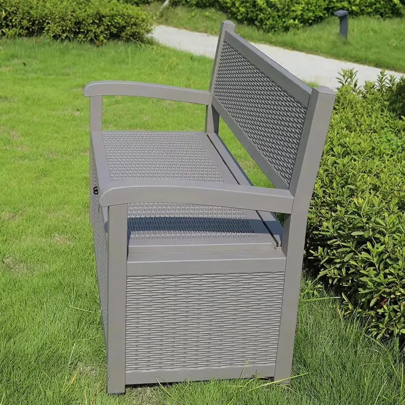 Banc de jardin rangement