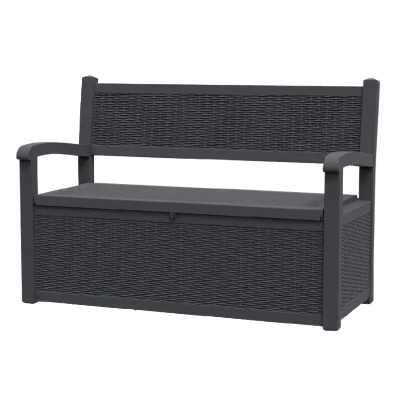 Banc de rangement de jardin