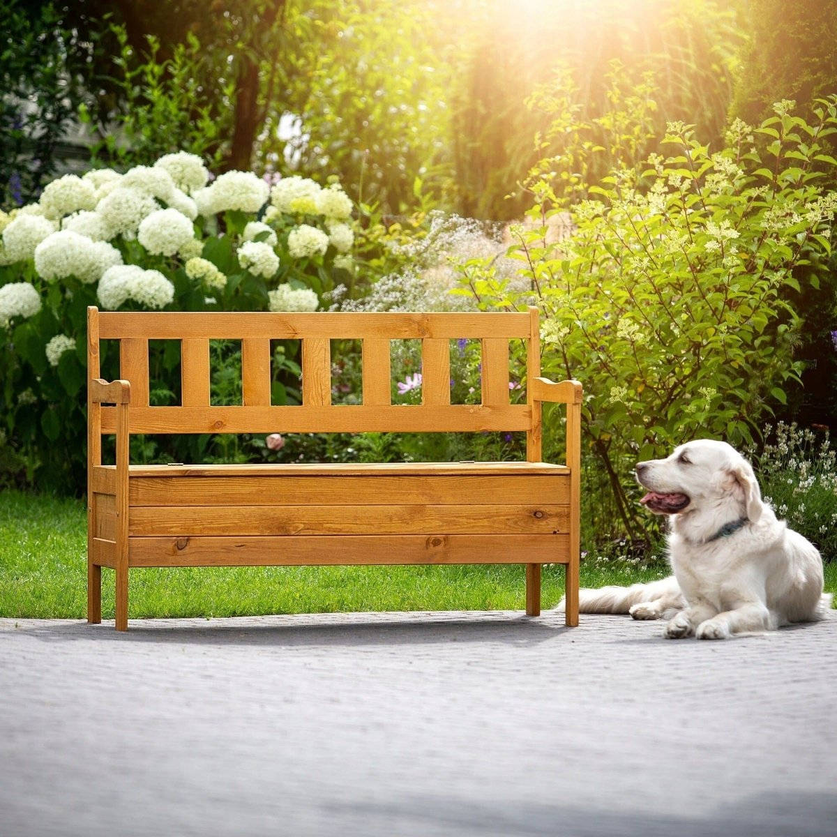Banc de rangement jardin Jardin d'Orée 