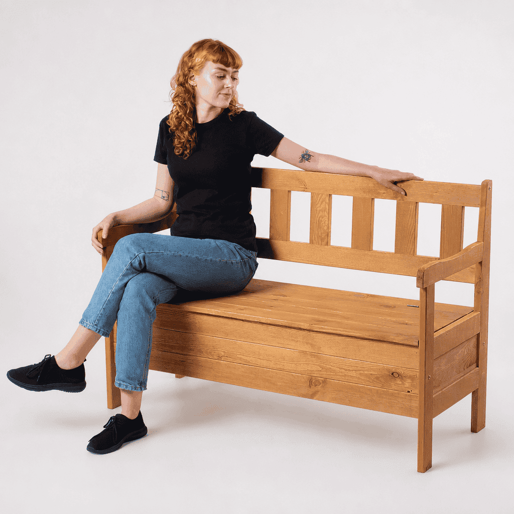 Banc de rangement jardin Jardin d'Orée 