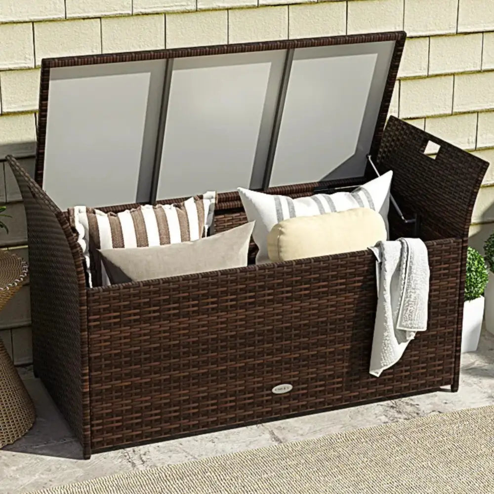 Banc jardin rangement