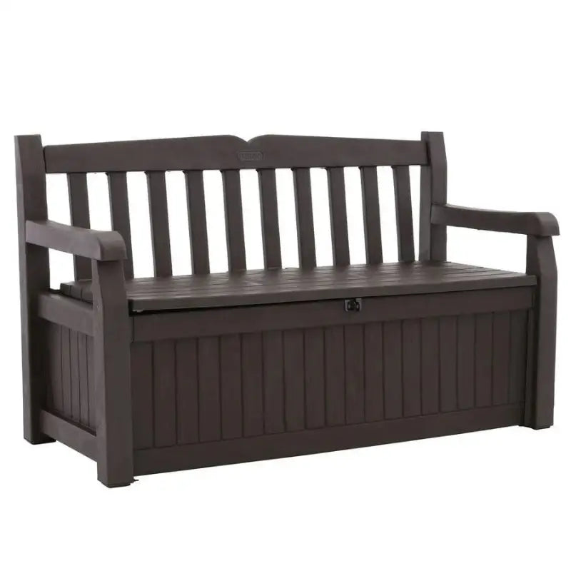 Banc rangement jardin