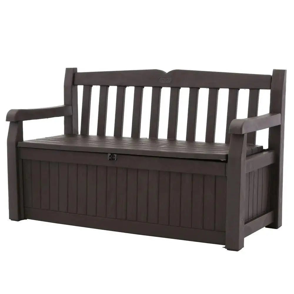 Banc rangement jardin