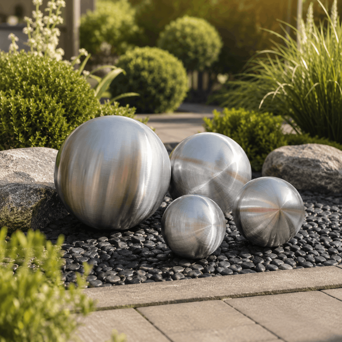 Boules déco pour jardin Jardin d'Orée 