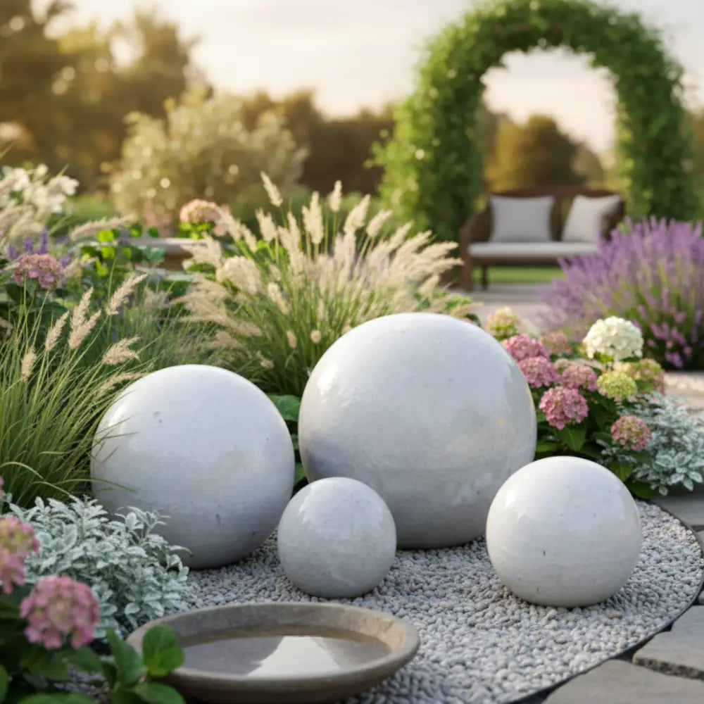 Boules déco pour jardin