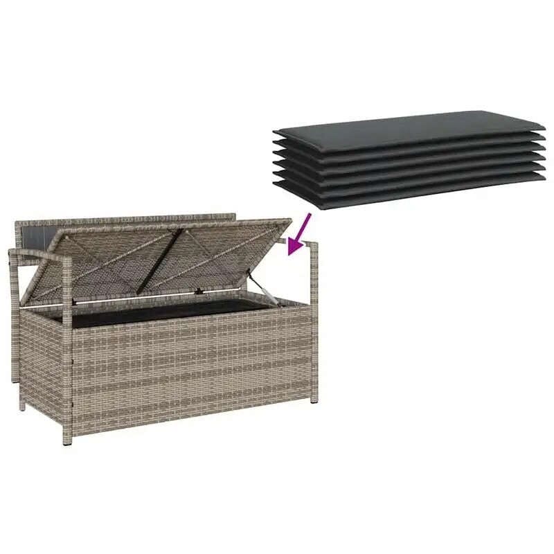 Coffre et banc de jardin Jardin d'Orée 