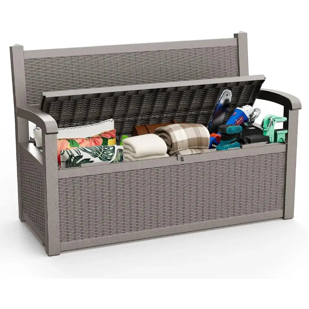 Coffre et banc de jardin