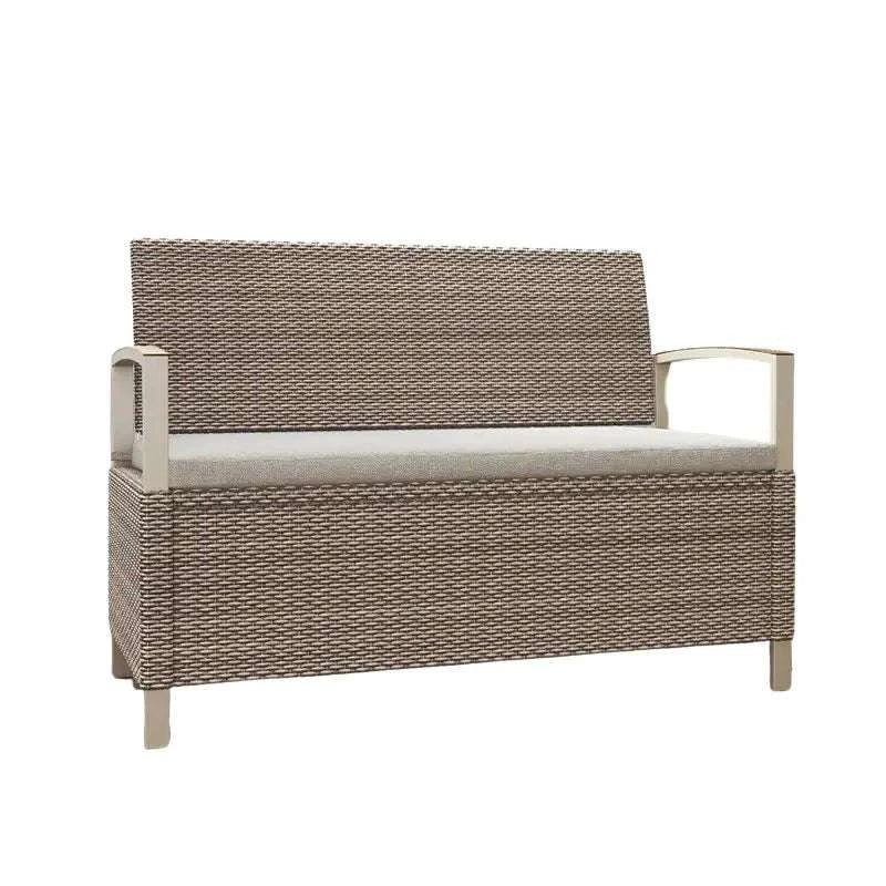 Coffre et banc de rangement exterieur