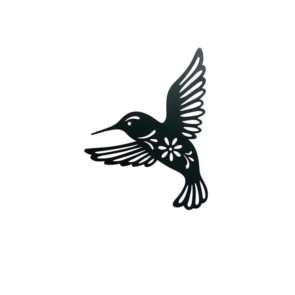 Décor mural extérieur jardin oiseaux