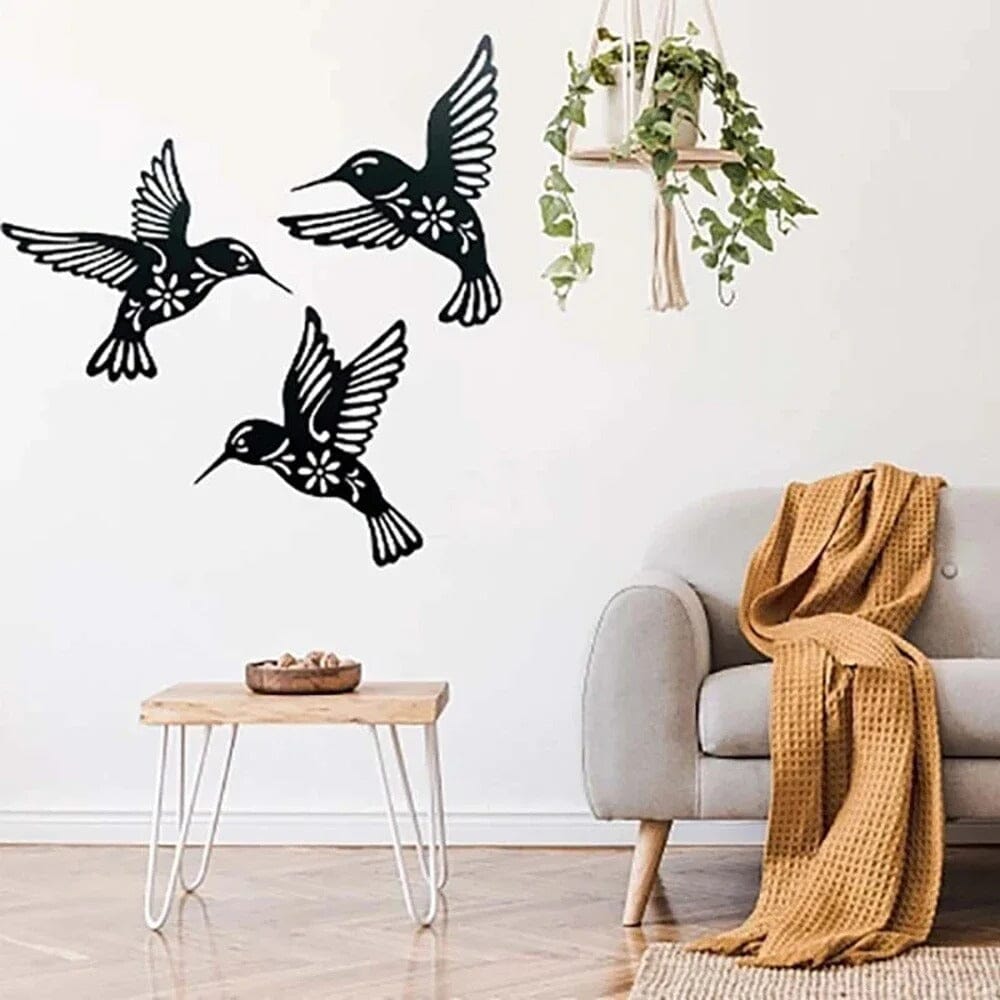 Décor mural extérieur jardin oiseaux Jardin d'Orée 