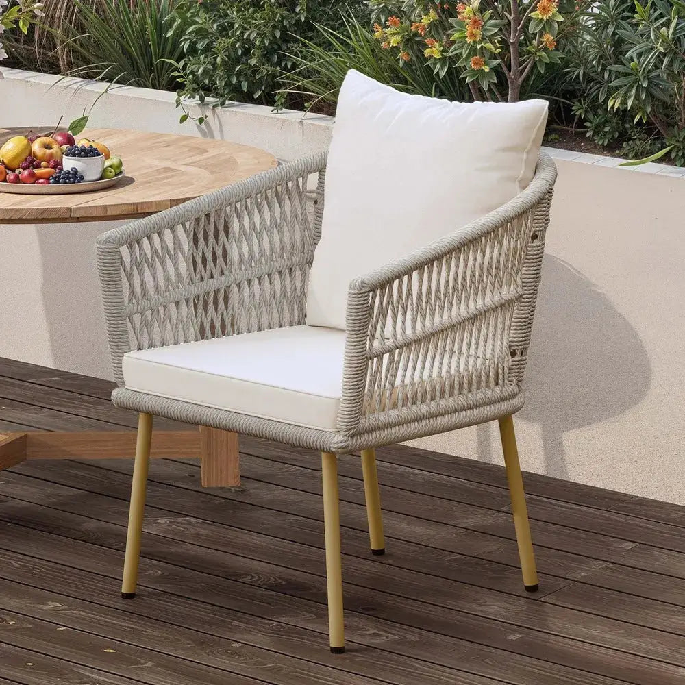 Fauteuil de jardin avec coussin