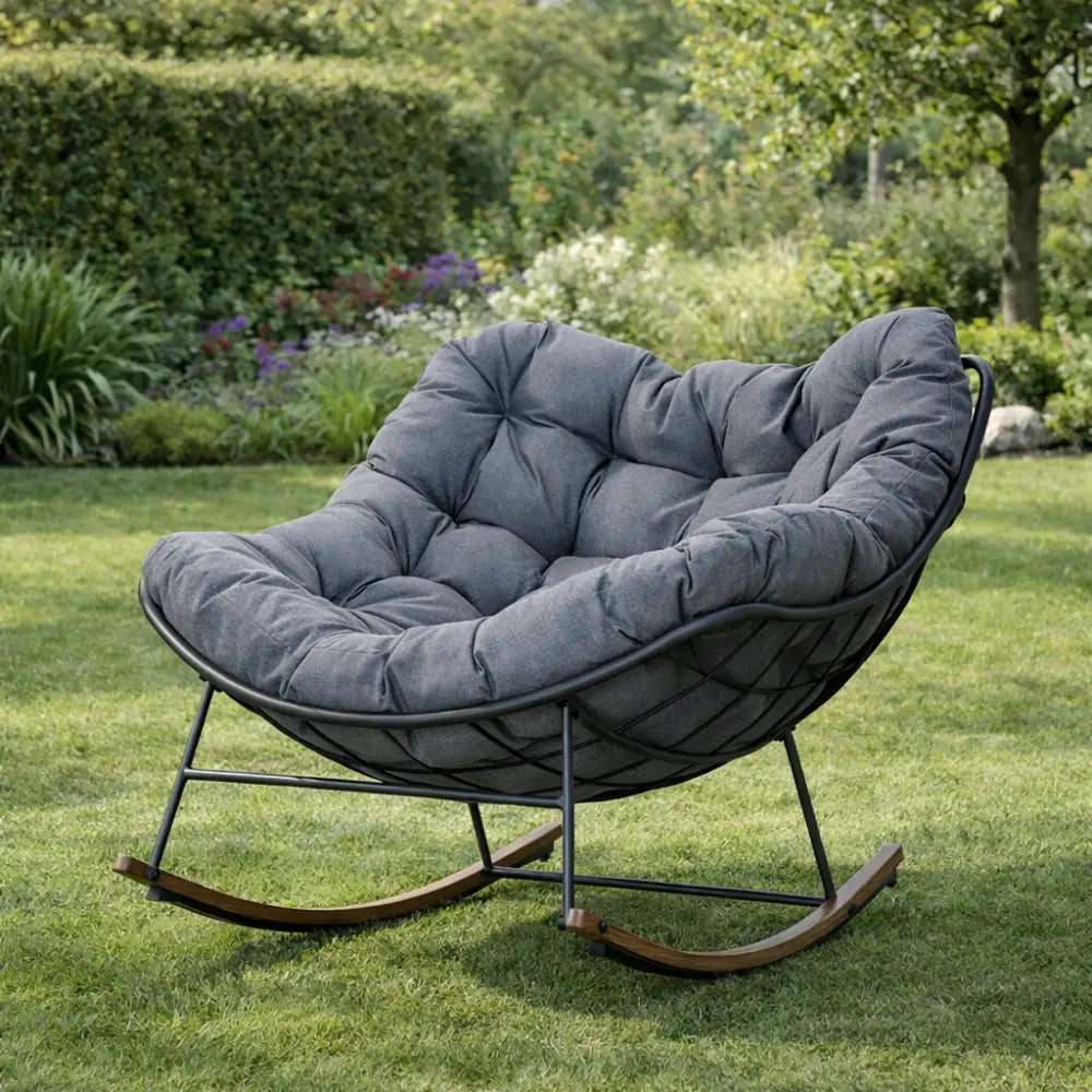 Fauteuil de jardin design rocking chair