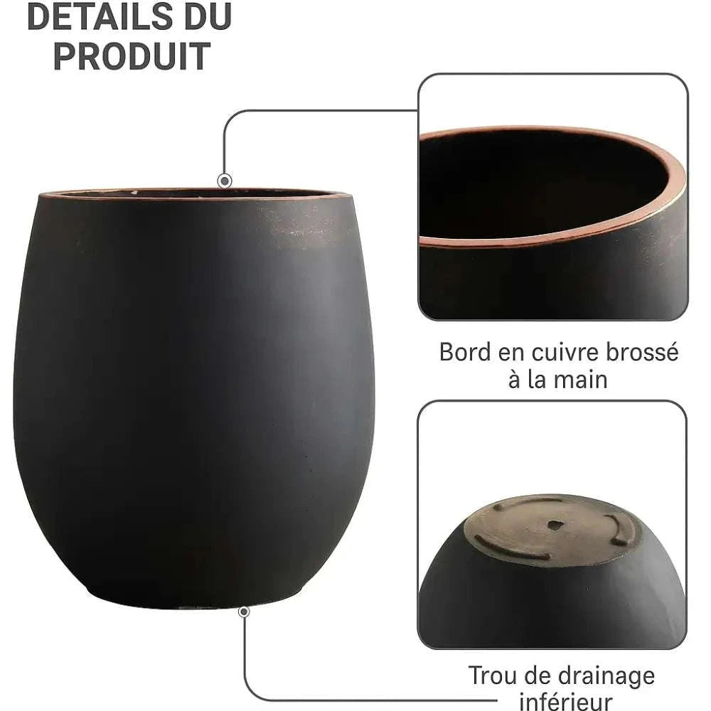 Grand pot de fleur design extérieur Jardin d'Orée 