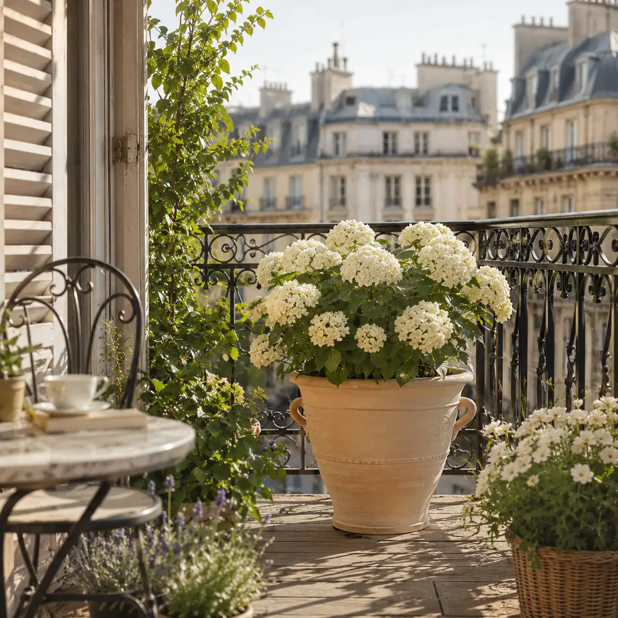 Grand pot de fleur extérieur en terre cuite Jardin d'Orée