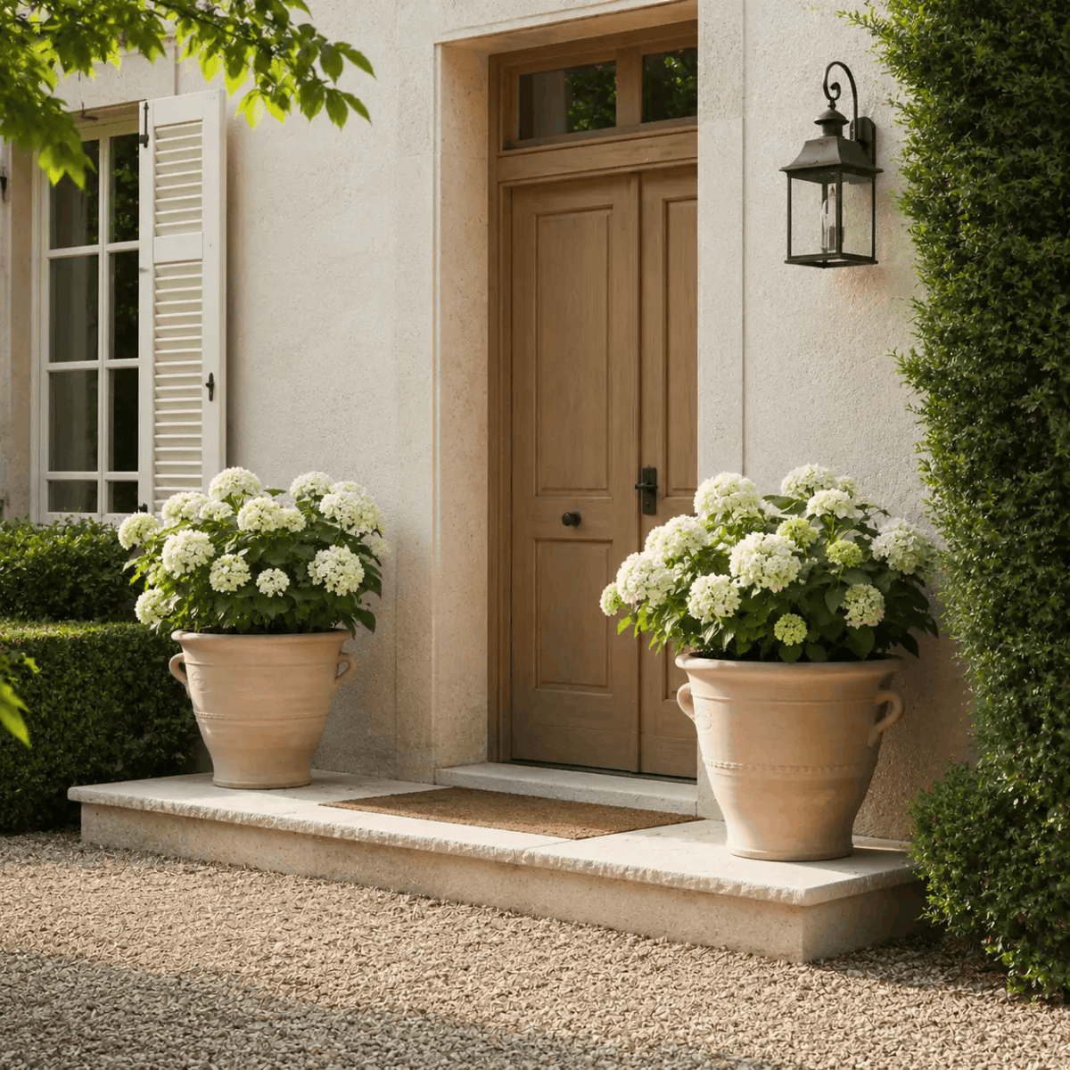 Grand pot de fleur extérieur en terre cuite Jardin d'Orée 