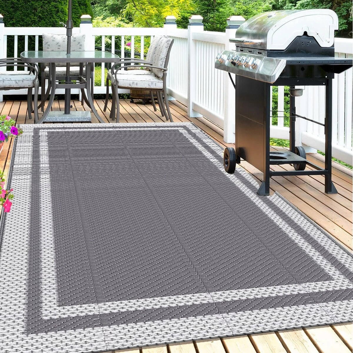 Grand tapis d'extérieur Jardin d'Orée 