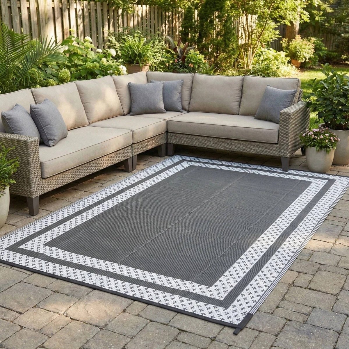 Grand tapis d'extérieur Jardin d'Orée 