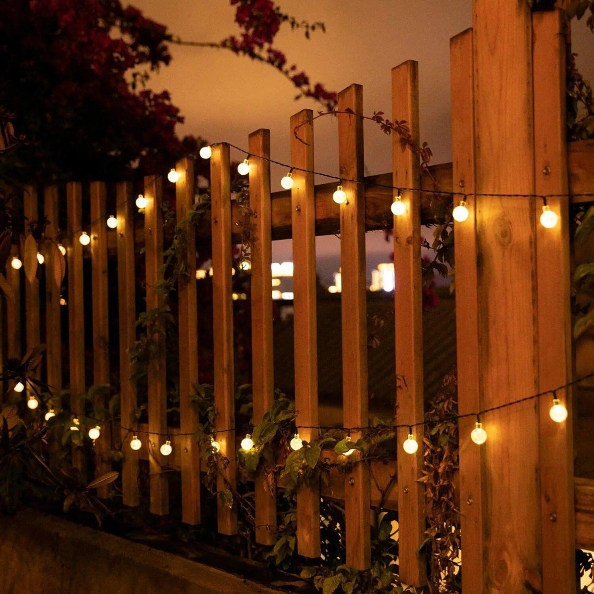 Guirlande lumineuse extérieur led solaire Jardin d'Orée 