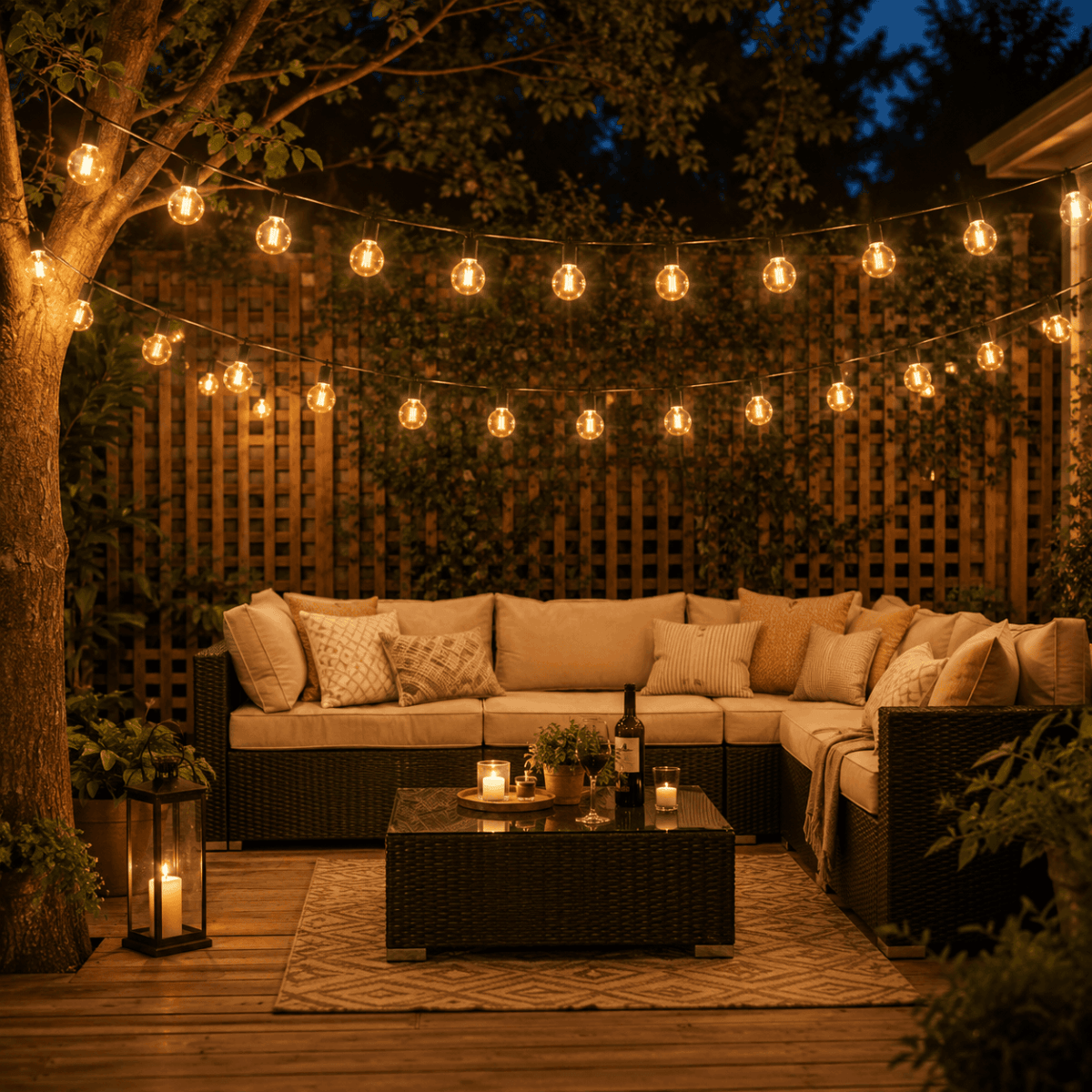 Guirlande lumineuse led extérieur solaire Jardin d'Orée 