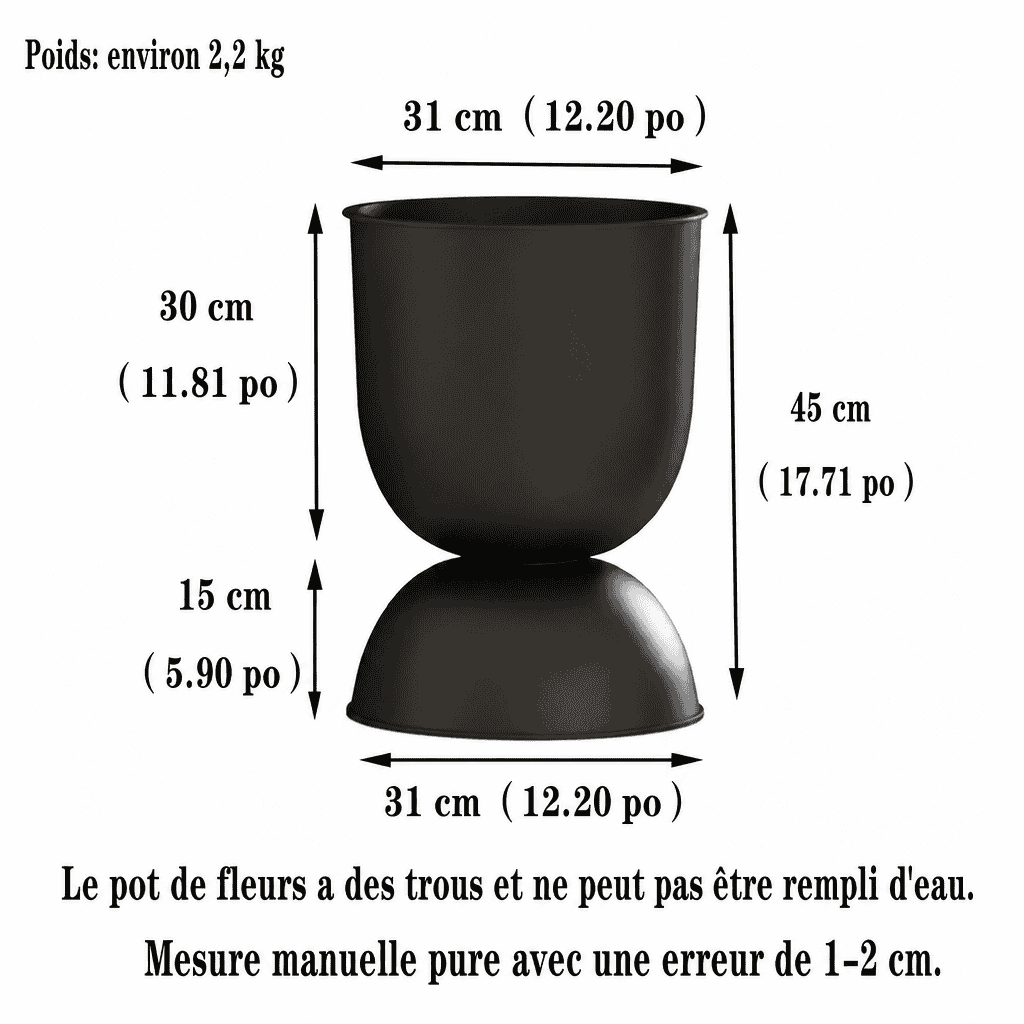 Jardinière design extérieur Jardin d'Orée