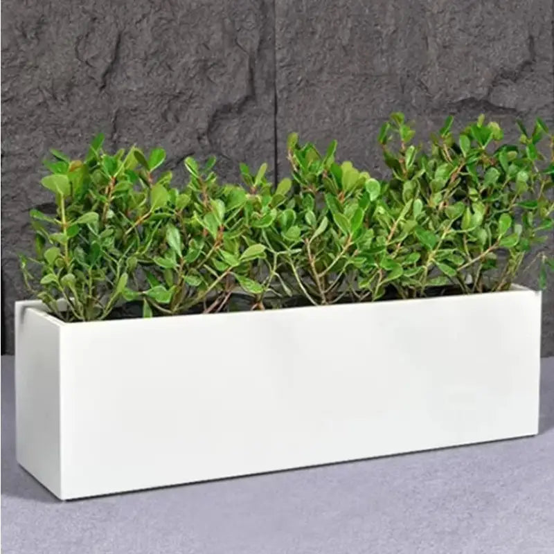 Jardinière blanche extérieur